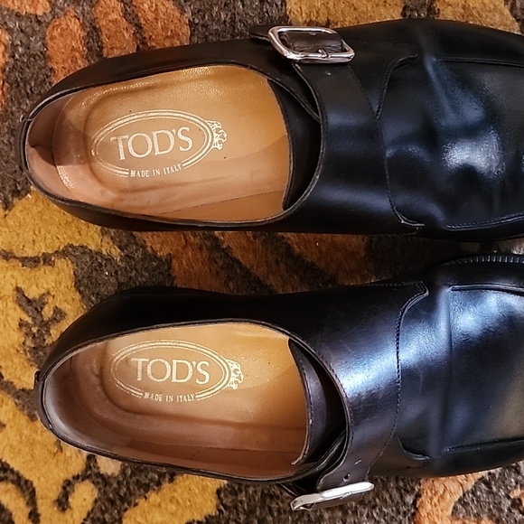 TOD'S Buckled Brogues Very Clean Size 10 Luxurious Italian Leather Fantastic - Picture 2 of 12